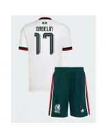 Mexiko Orbelin Pineda #17 Venkovní dres pro děti MS 2026 Krátký Rukáv (+ trenýrky)